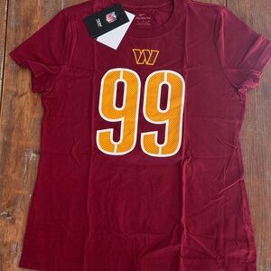Chase Young, Nike Women's Maroon and Yellow Number Jersey Shirt